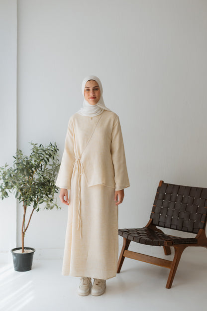Lyra Dress In Creme