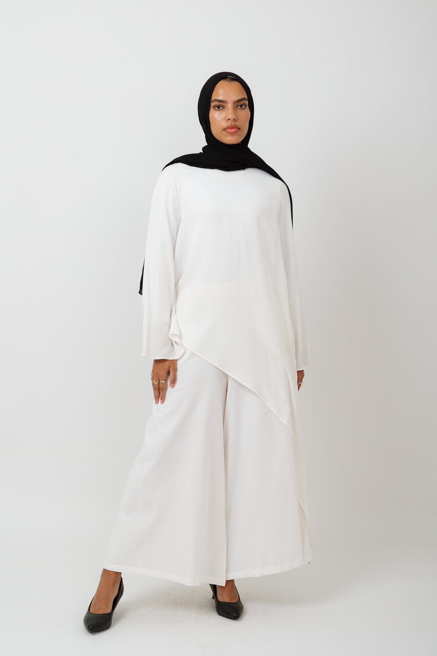 Flow wide leg pants in White