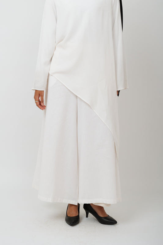 Flow wide leg pants in White
