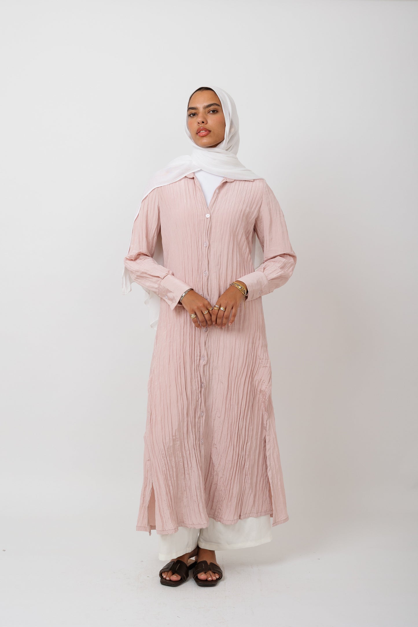 Everyday Long Chemise in rose