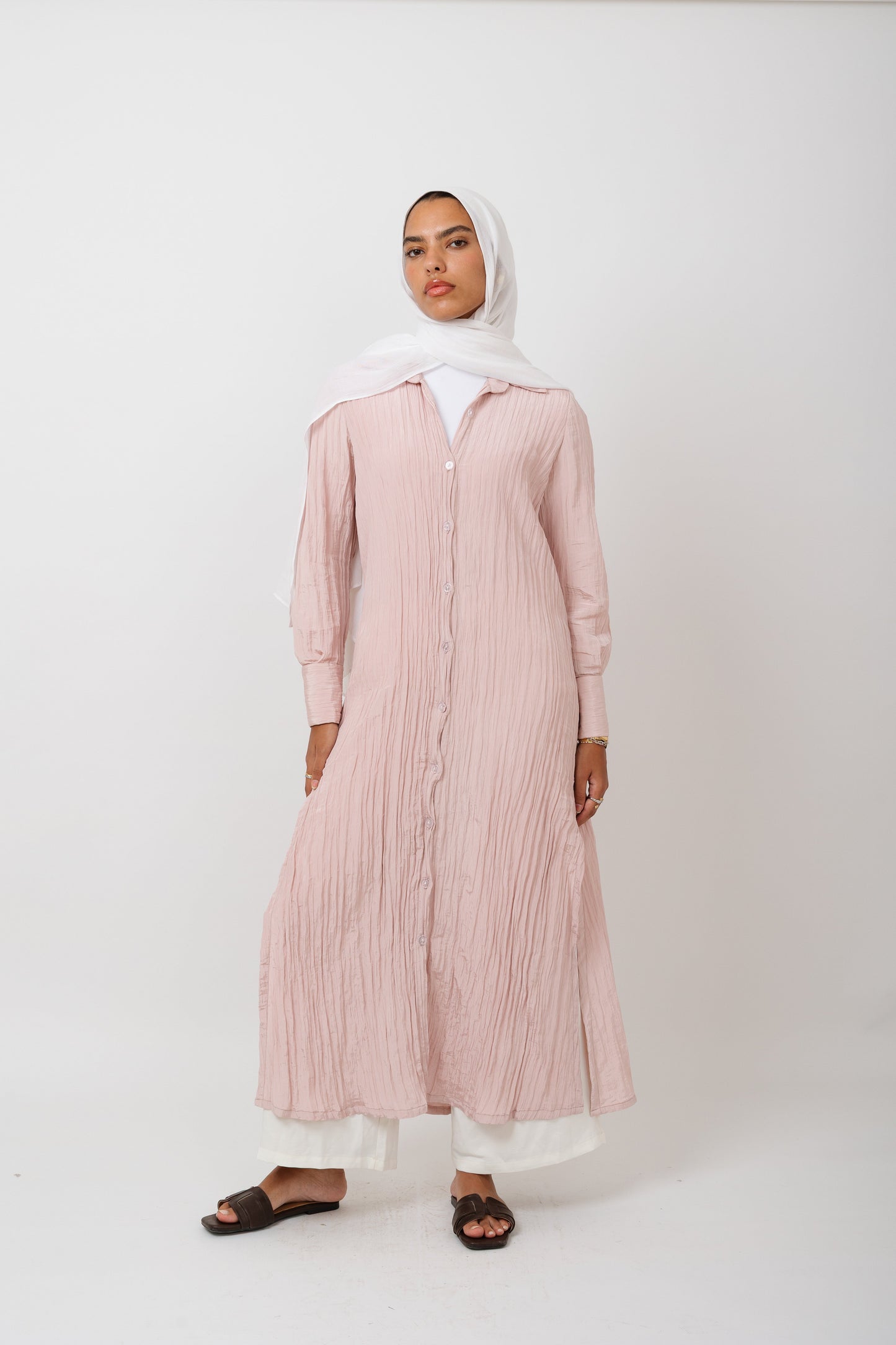 Everyday Long Chemise in rose