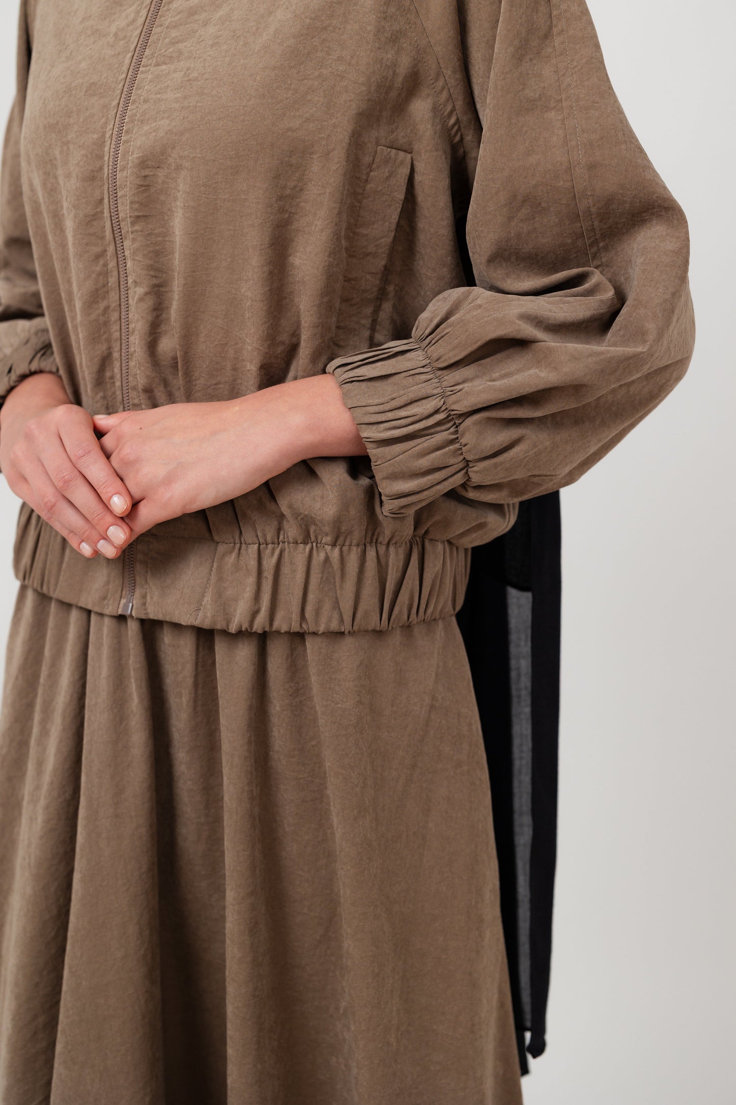 The Haven Jacket in Coffee