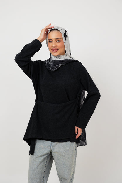 Layer up Top in Black