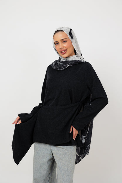 Layer up Top in Black