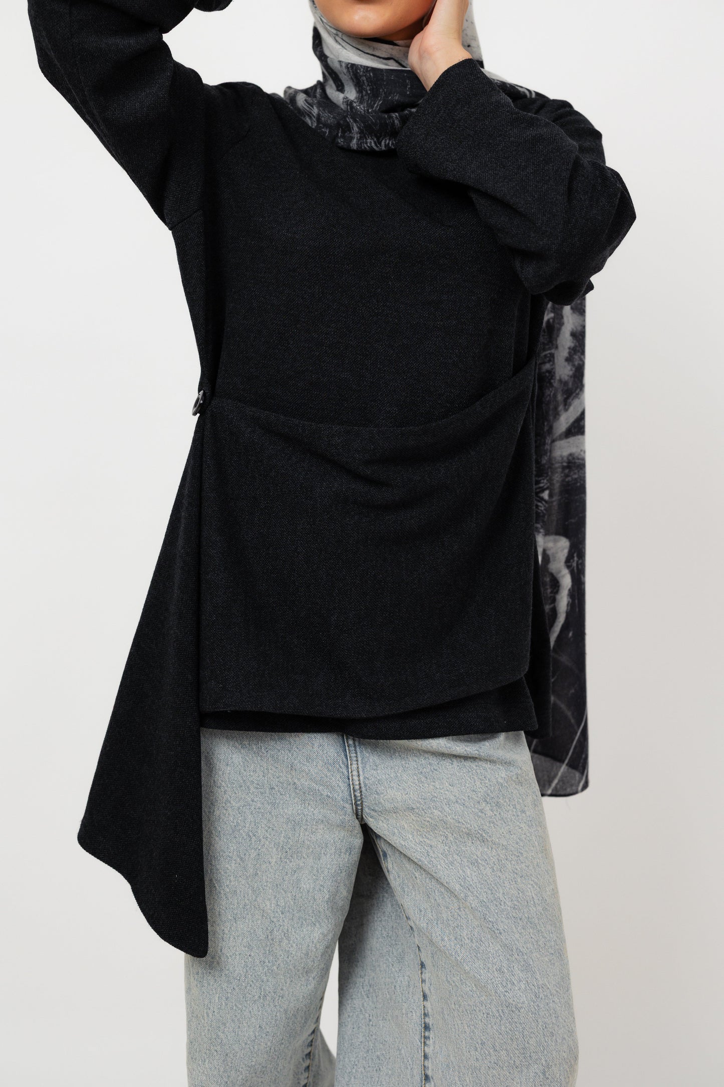 Layer up Top in Black