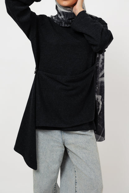 Layer up Top in Black