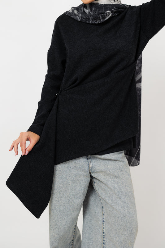 Layer up Top in Black