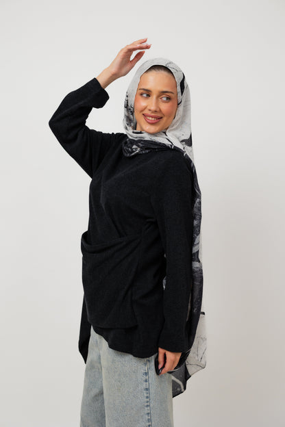 Layer up Top in Black