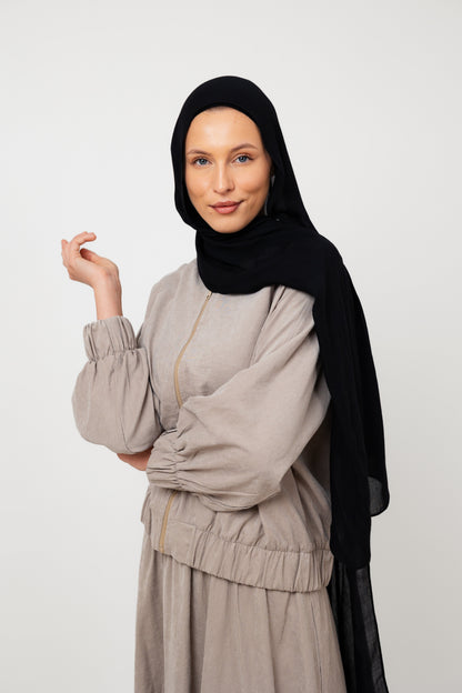 The Haven Jacket in Grey