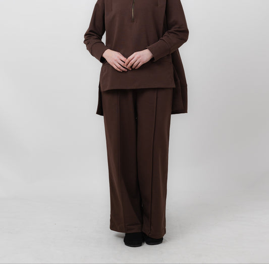 Ease Wide pants in Brown