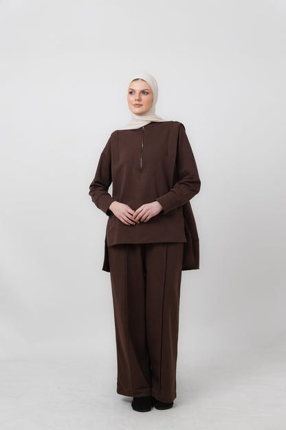 Ease Wide pants in Brown