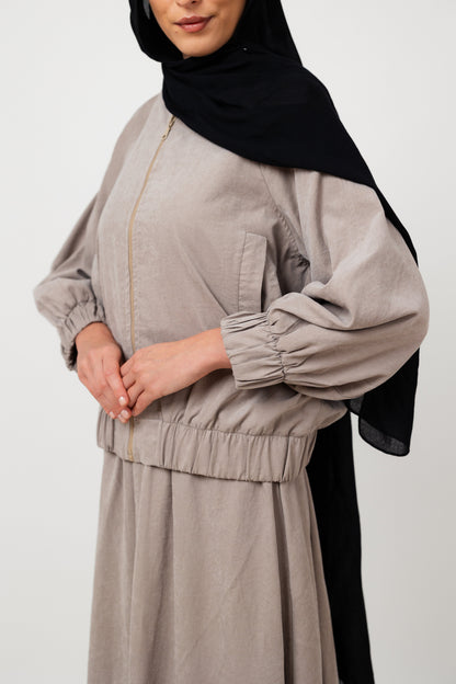 The Haven Jacket in Grey