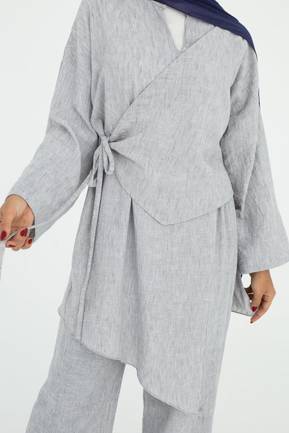 Flowline Top In Grey