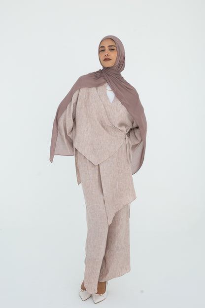 Flowline Top In Beige