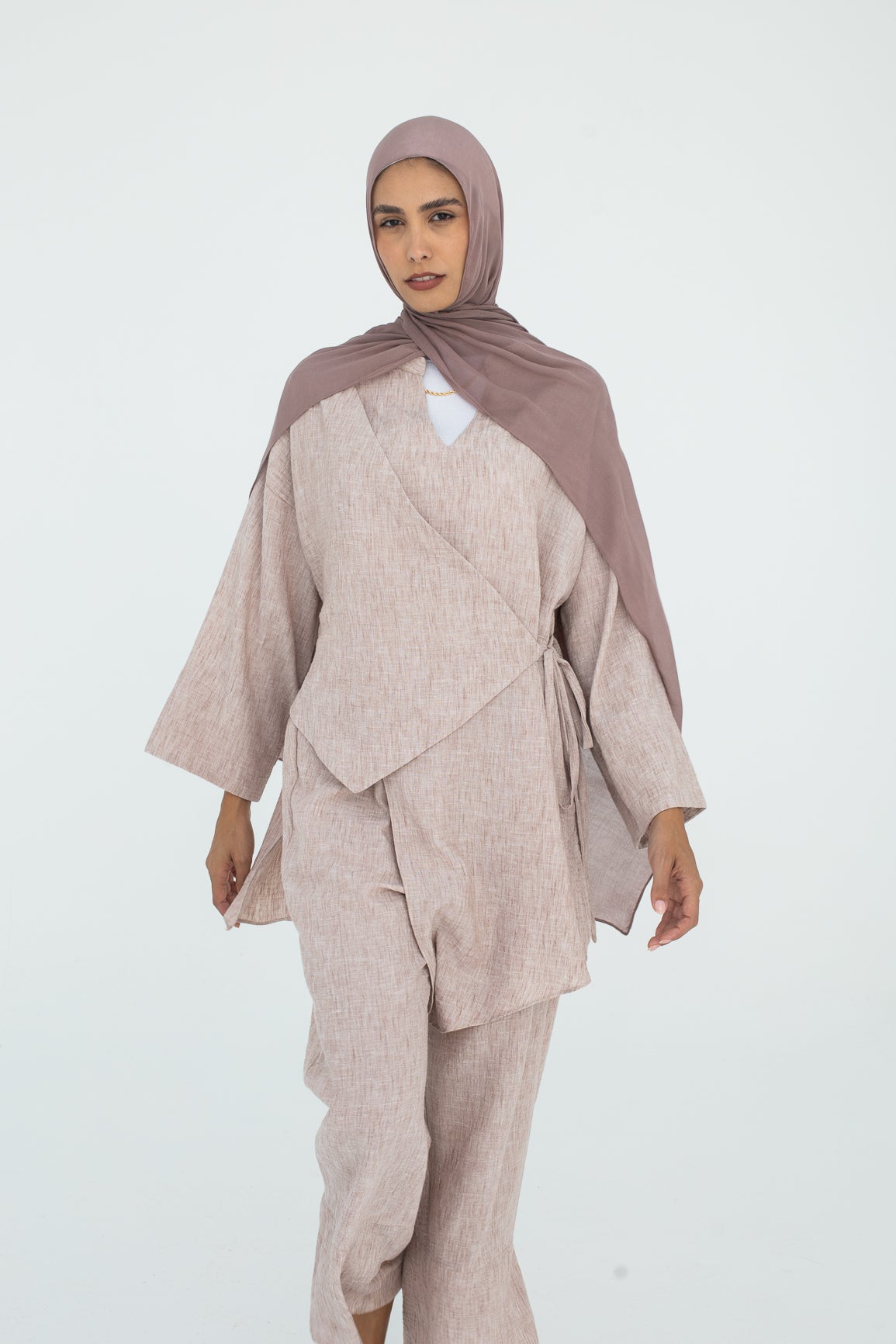 Flowline Top In Beige