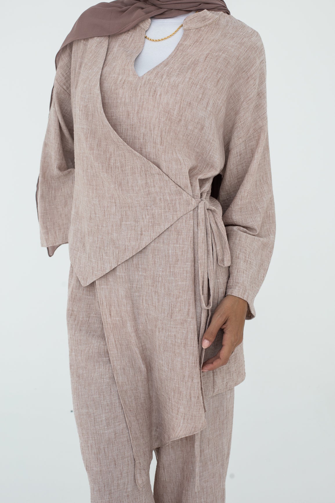 Flowline Top In Beige