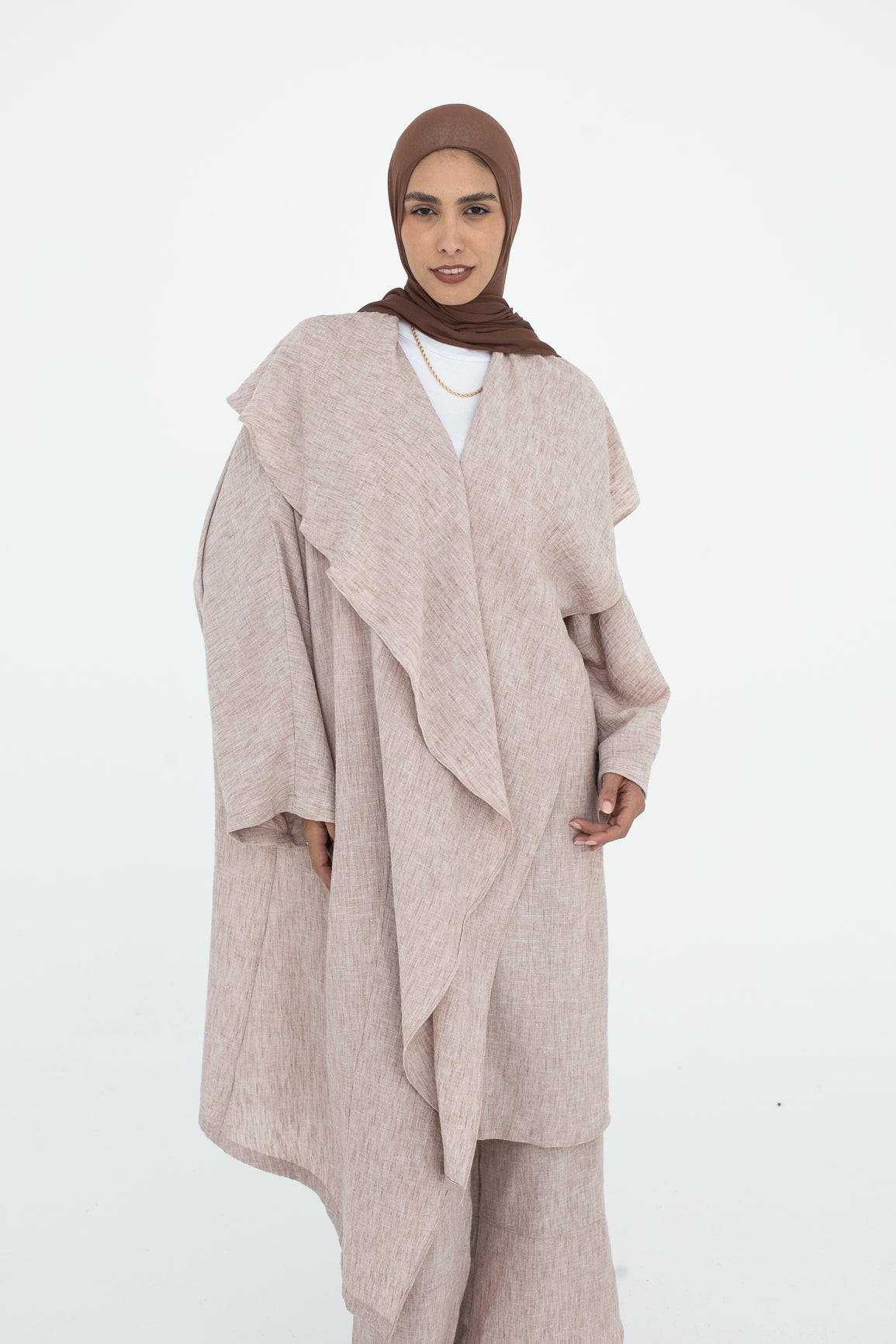 Cascade Cardigan In Beige