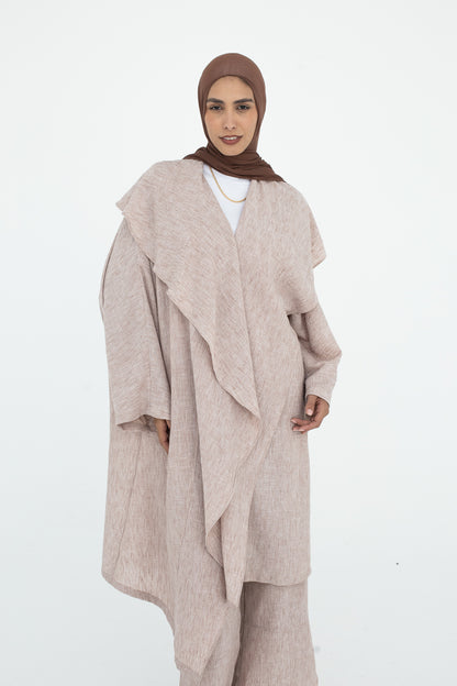 Cascade Cardigan In Beige