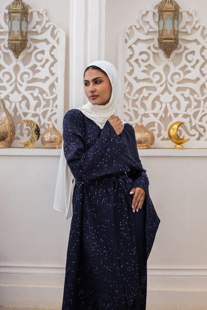 Amal Dress in Navy