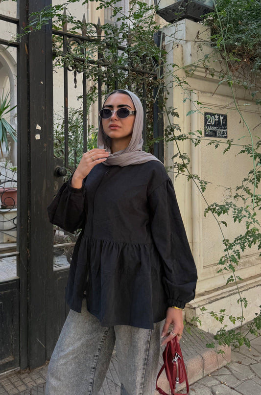 Skyline top in Black