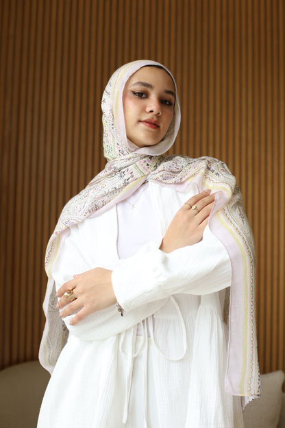 Bow Cardigan In White