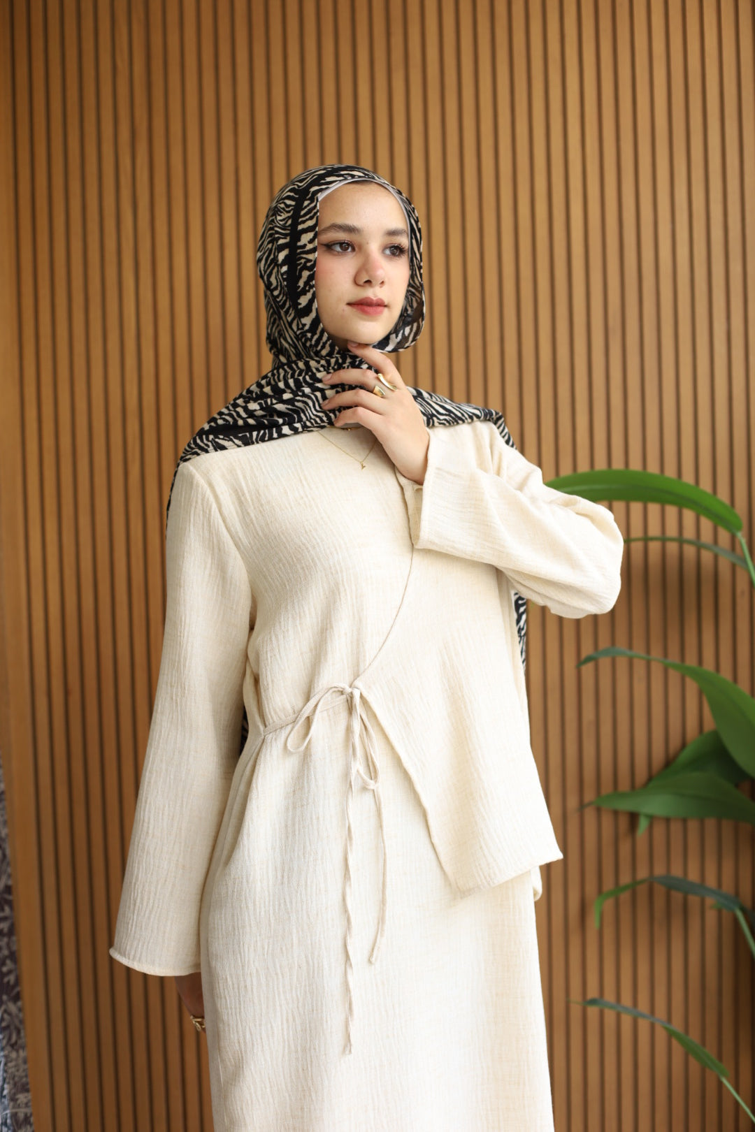 Lyra Dress In Creme
